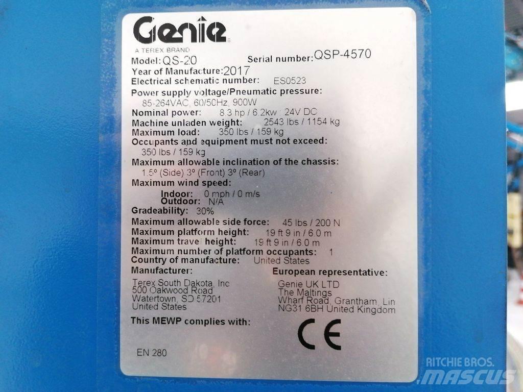 Genie QS-20 Teleskopiniai keltuvai