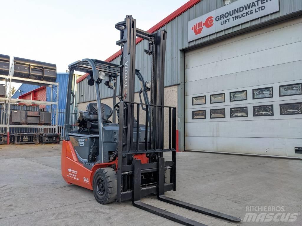 Toyota 8FBE15T Elektriniai šakiniai krautuvai
