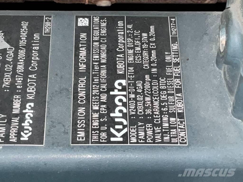 Bobcat E 50 EM Mini ekskavatoriai < 7 t