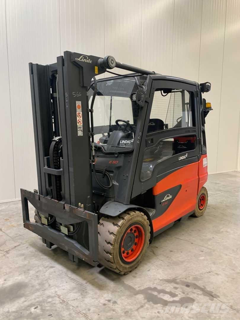Linde E50/600L Elektriniai šakiniai krautuvai