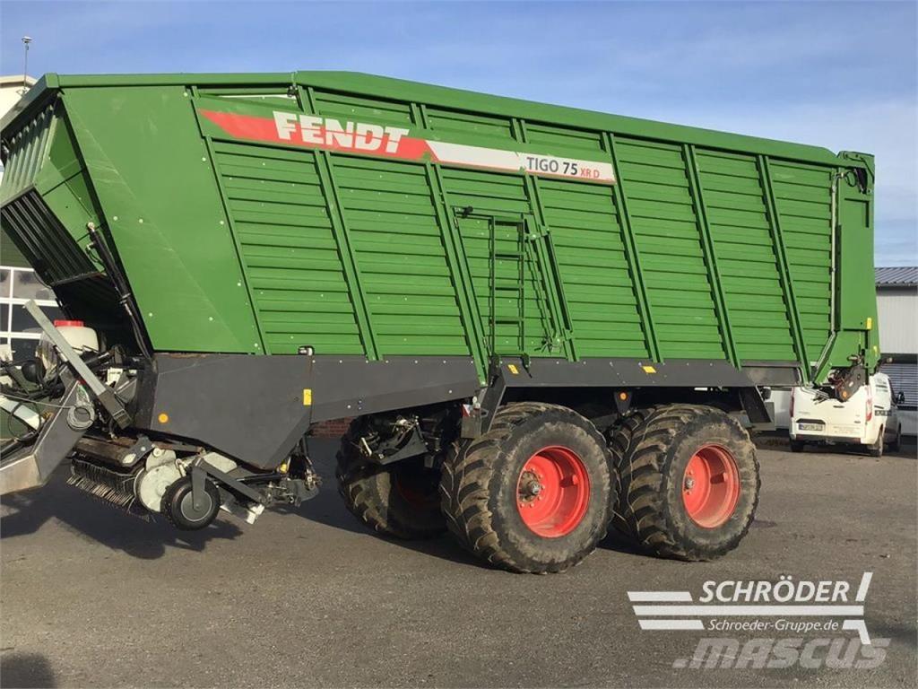 Fendt TIGO 75 XR Savikrovės priekabos
