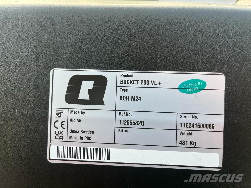  Ålø VL+ 200 Kornskovl Teleskopiniai krautuvai