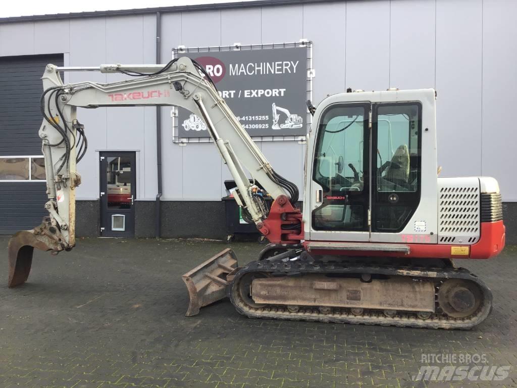 Takeuchi TB 175 Vidutinės galios ekskavatoriai 7-12 t