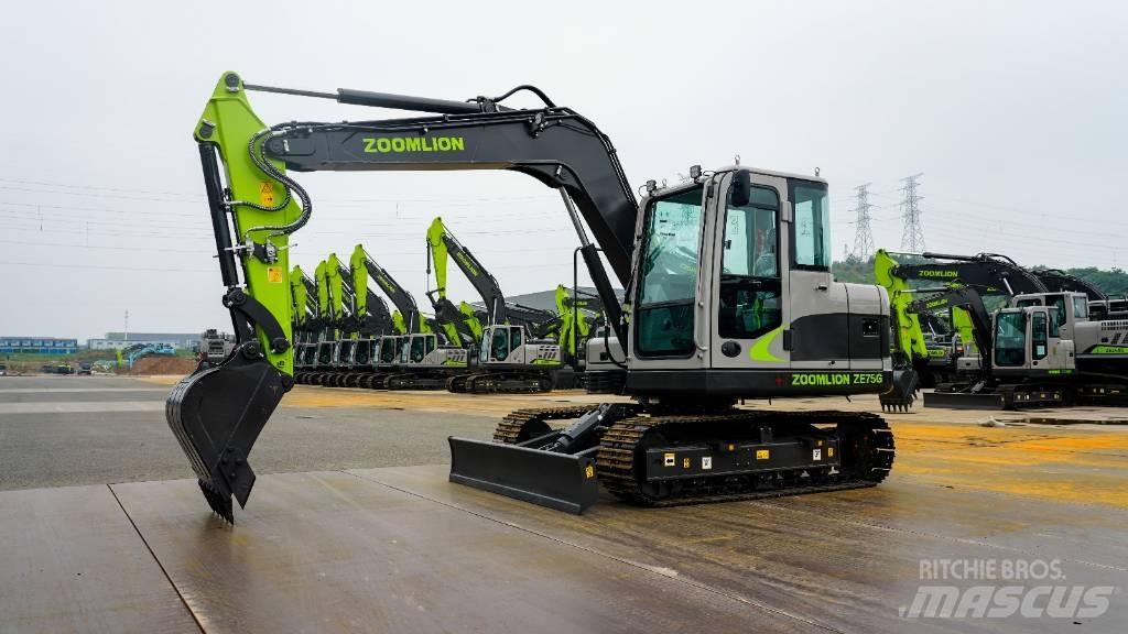 Zoomlion ZE75G Vidutinės galios ekskavatoriai 7-12 t