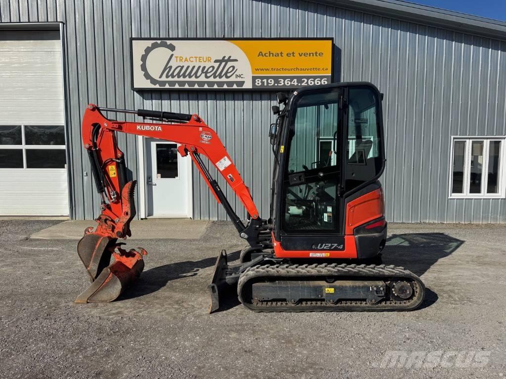 Kubota U 27-4 Mini ekskavatoriai < 7 t