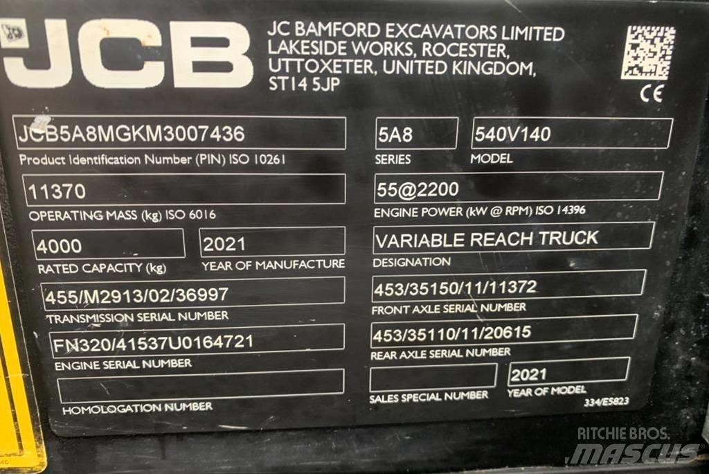 JCB 540-140 Teleskopiniai krautuvai