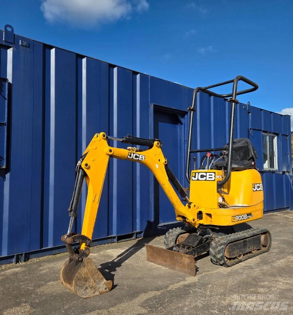 JCB 8008 CTS 3 Bkts Mini ekskavatoriai < 7 t