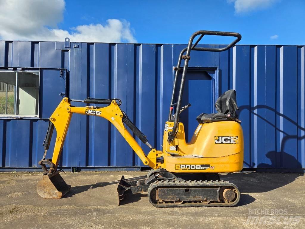 JCB 8008 CTS 3 Bkts Mini ekskavatoriai < 7 t