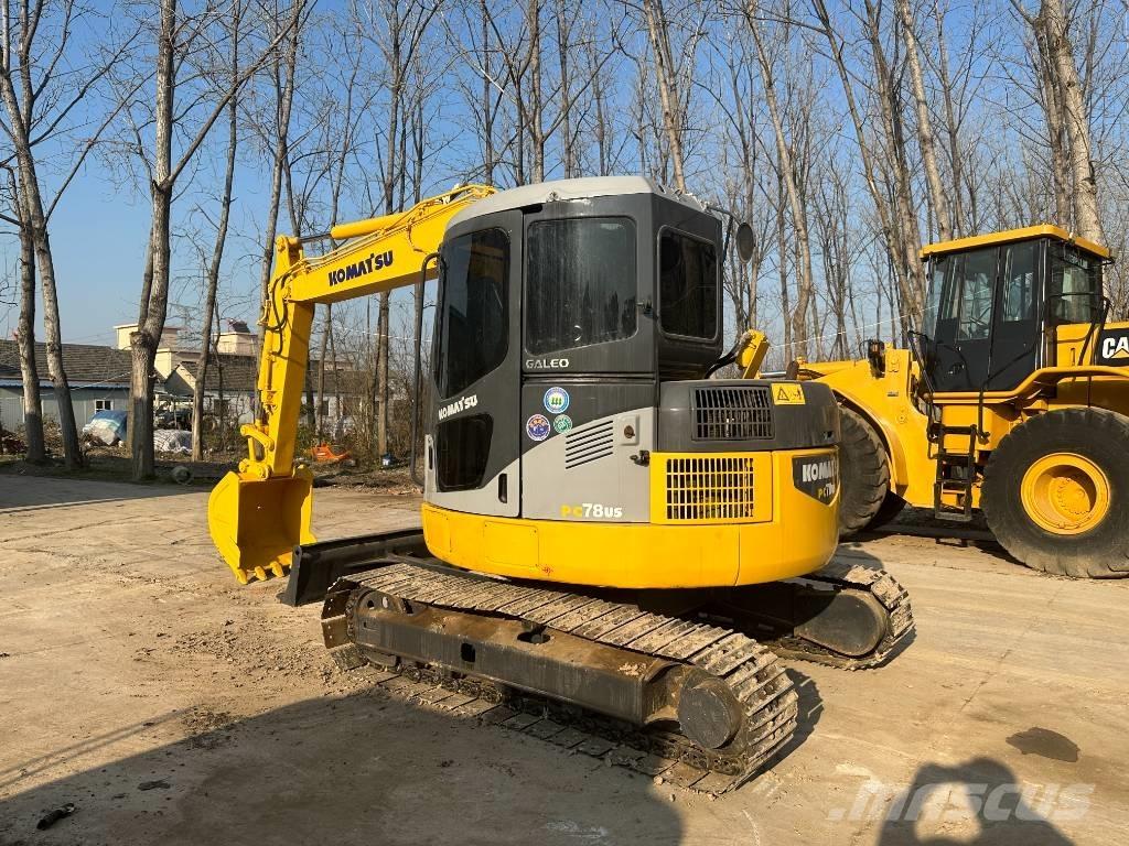 Komatsu pc78us Vikšriniai ekskavatoriai