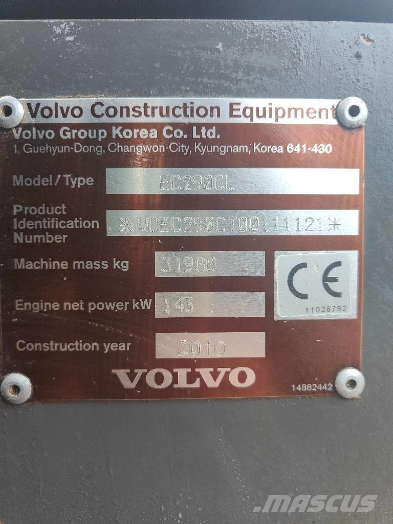 Volvo EC 290 C L Vikšriniai ekskavatoriai