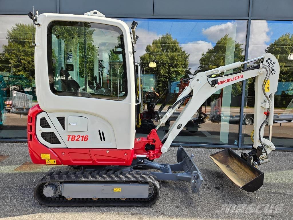 Takeuchi TB 216 Mini ekskavatoriai < 7 t
