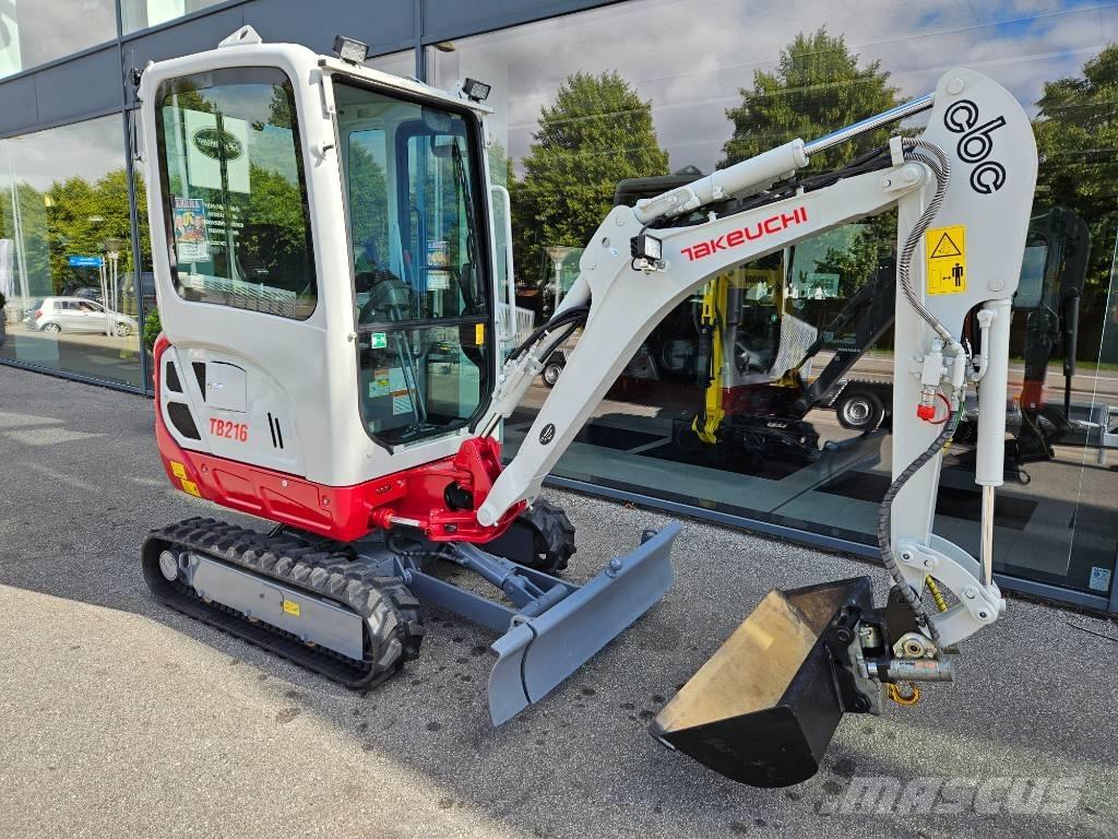 Takeuchi TB 216 Mini ekskavatoriai < 7 t