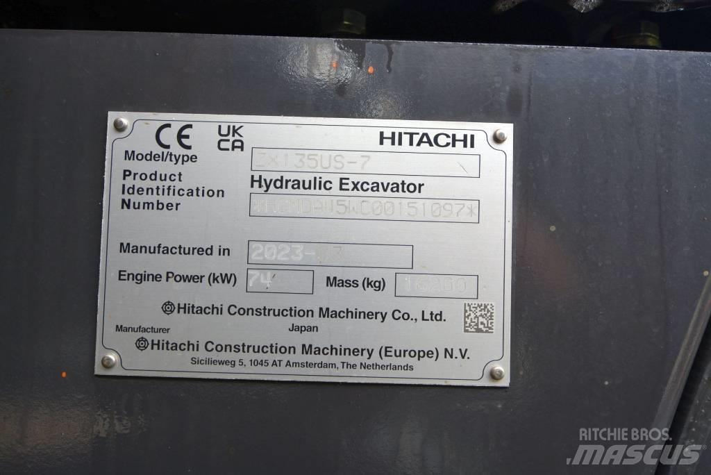 Hitachi ZX 135 US-7 Vikšriniai ekskavatoriai