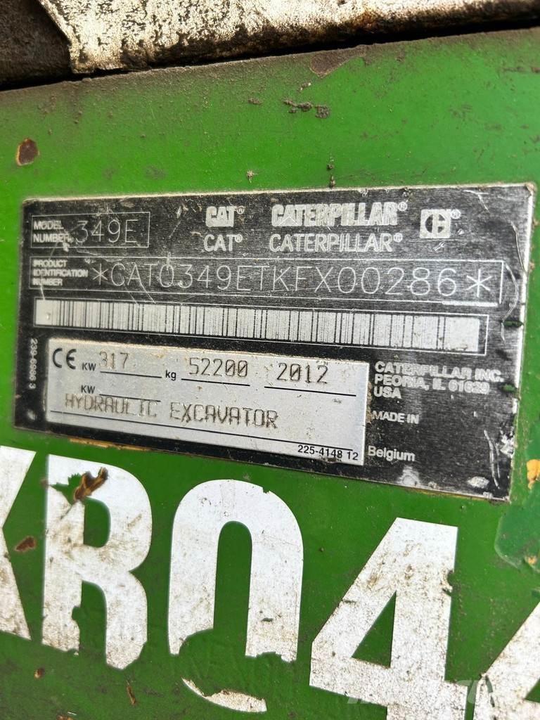 CAT 349EL VG Vikšriniai ekskavatoriai