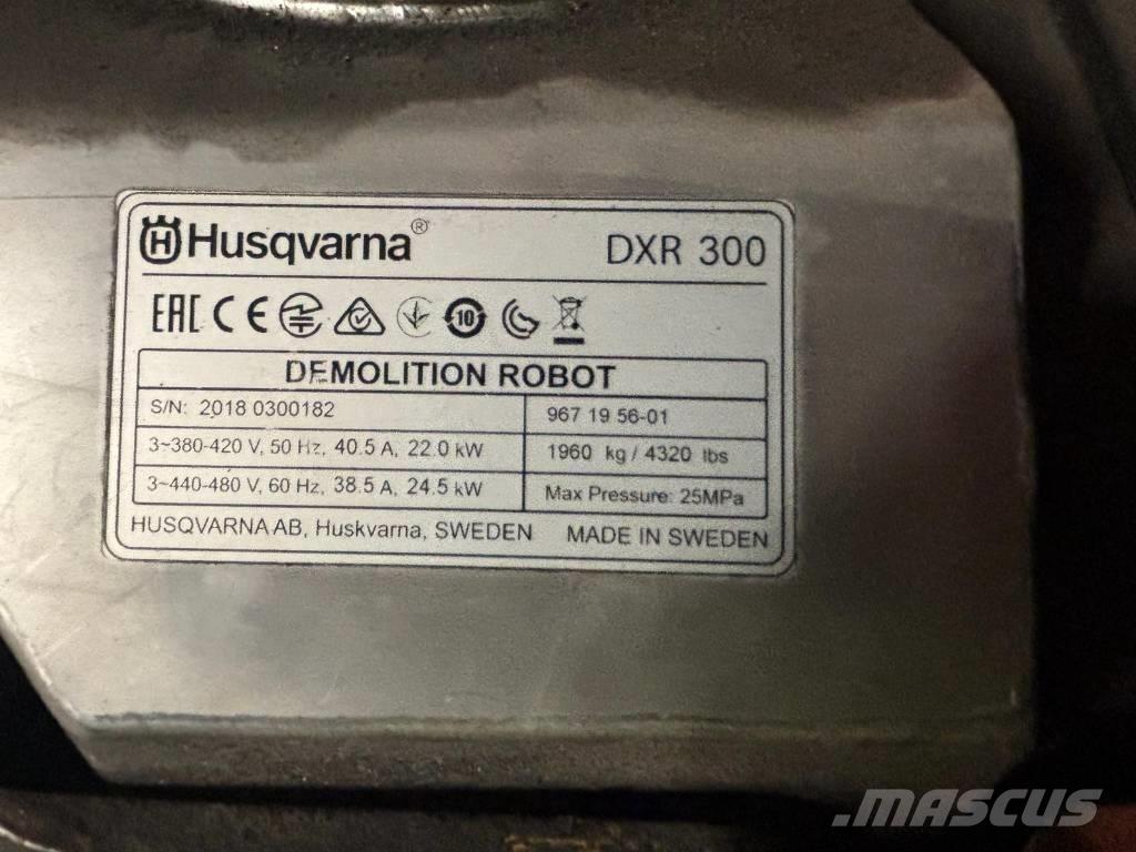 Husqvarna DXR 300 Griovimo ekskavatoriai