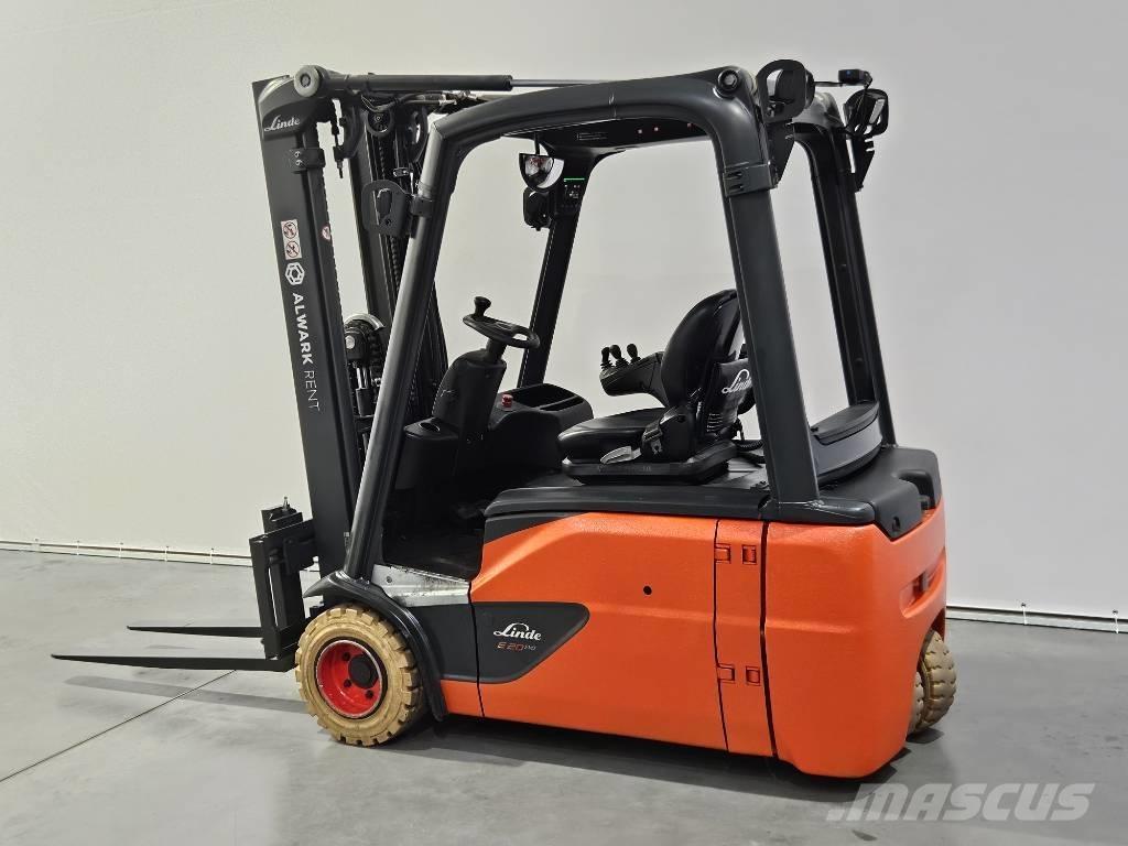 Linde E20L Elektriniai šakiniai krautuvai