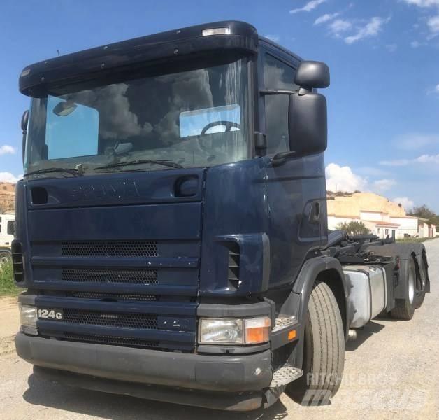 Scania 124 G Savivarčių priekabų vilkikai