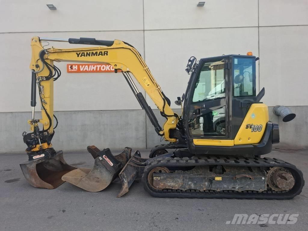 Yanmar SV 100-2A Vidutinės galios ekskavatoriai 7-12 t