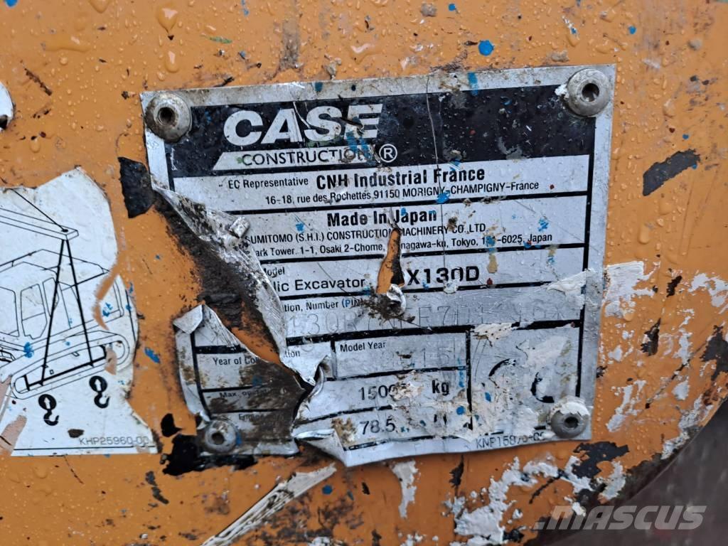 CASE CX 130 D Vikšriniai ekskavatoriai