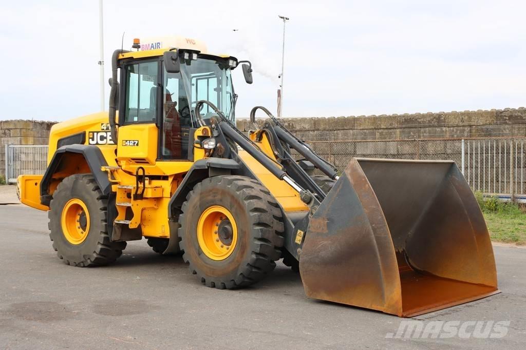 JCB 427 HT T4F Naudoti ratiniai krautuvai