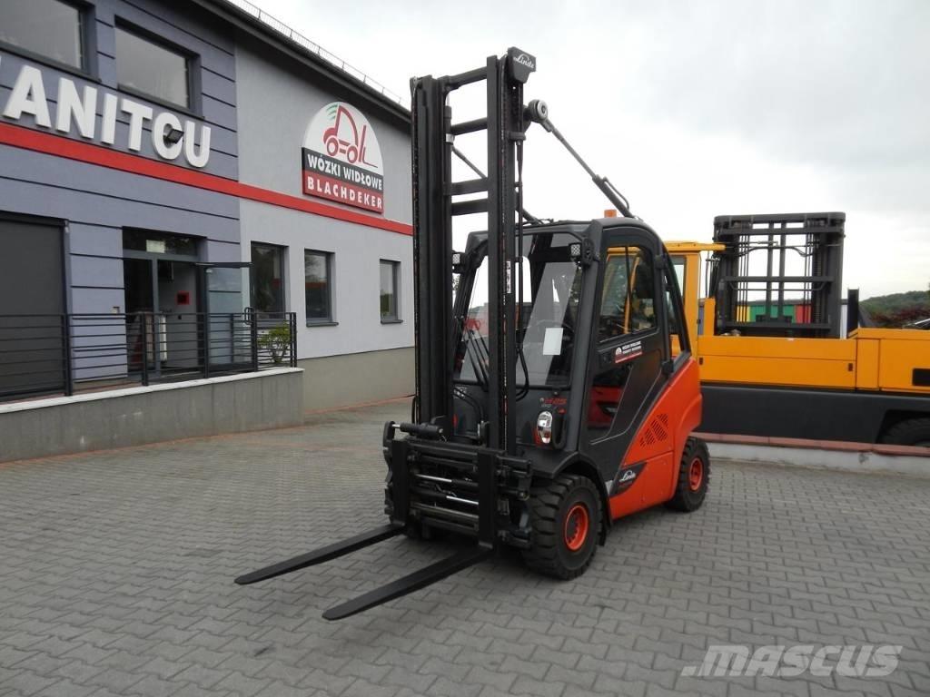 Linde H25T-02 LPG (dujiniai) krautuvai