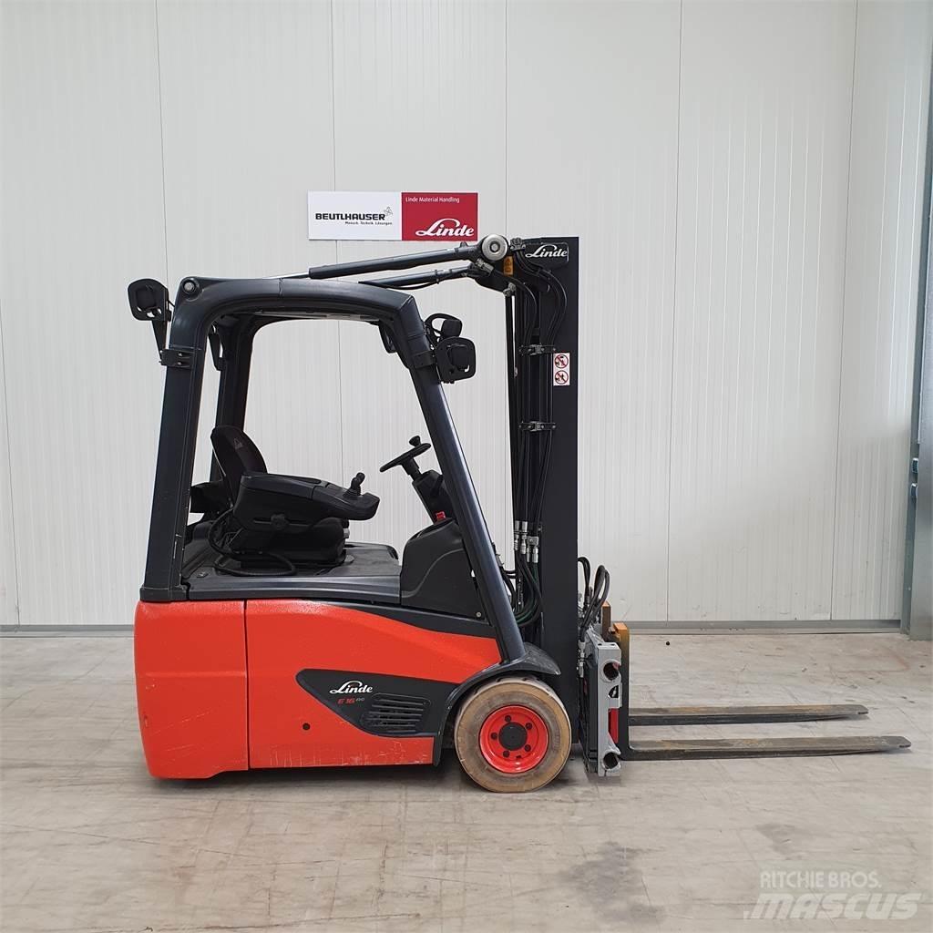 Linde E16C Elektriniai šakiniai krautuvai
