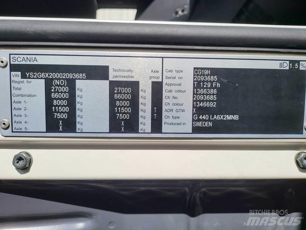 Scania G440 6X2 Naudoti vilkikai