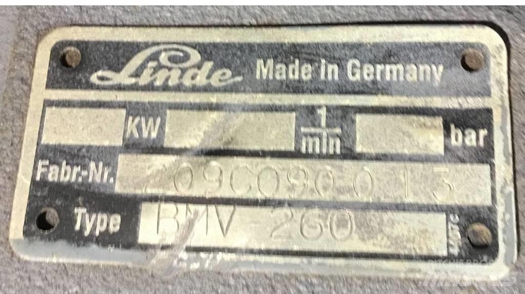 Linde BMV 260 Hidraulikos įrenginiai