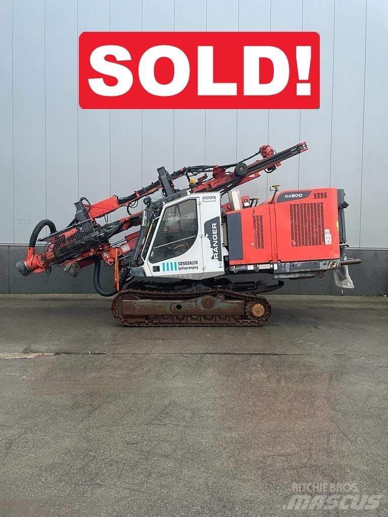 Sandvik DX800 Žemės paviršiaus gręžimo technika