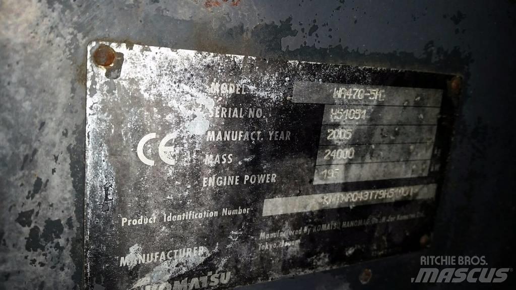Komatsu WA470-5 Naudoti ratiniai krautuvai