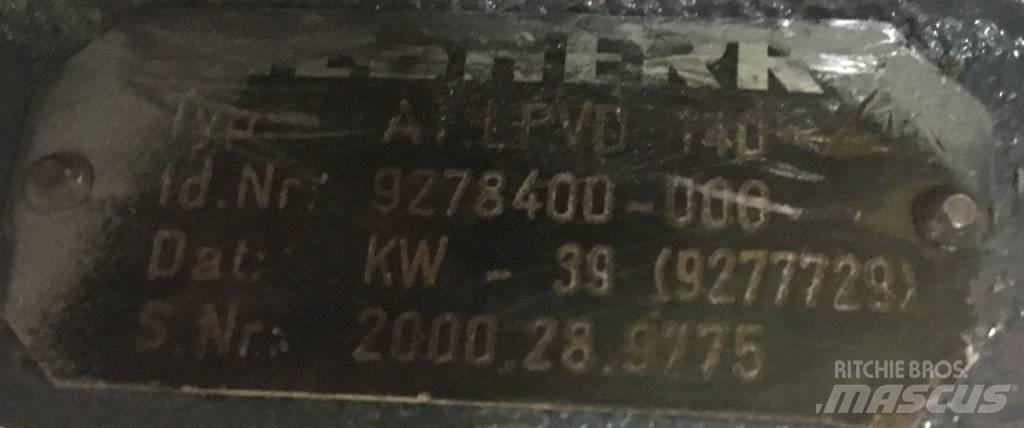 Liebherr LPVD 140 Hidraulikos įrenginiai