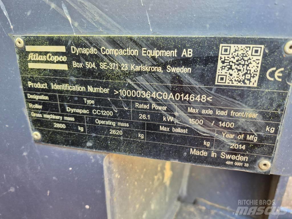 Dynapac CC 1200 Porinių būgnų volai