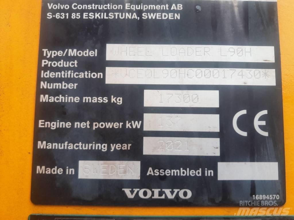 Volvo L90H Naudoti ratiniai krautuvai