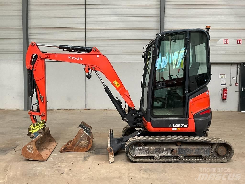 Kubota U 27-4 Mini ekskavatoriai < 7 t