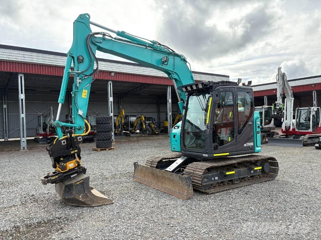 Kobelco SK75SR-7 Vidutinės galios ekskavatoriai 7-12 t