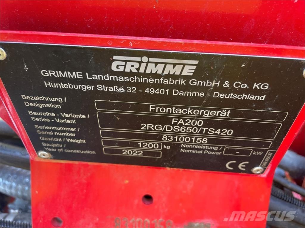 Grimme FA 200 Bulvių įranga - Kita