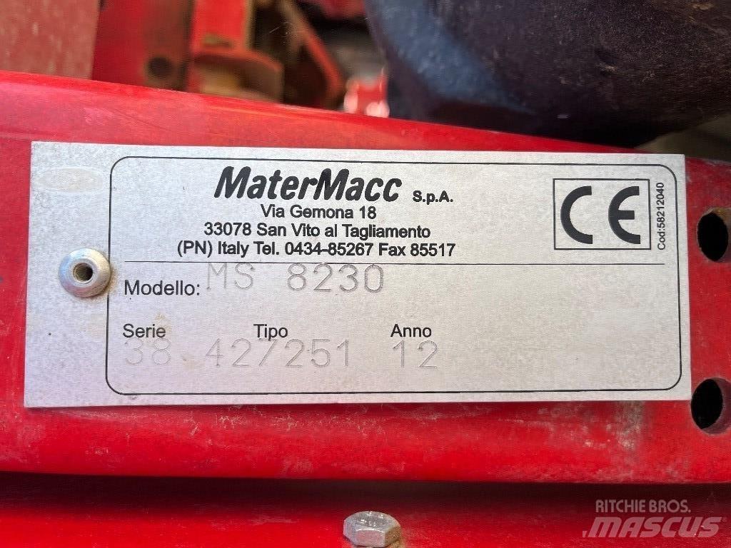 MaterMacc MS 8230 Tiksli sėjimo technika