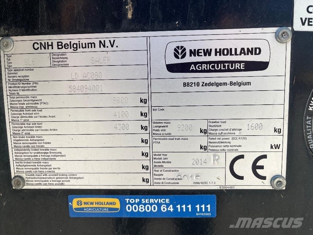 New Holland 1290 Stačiakampių ryšulių presai