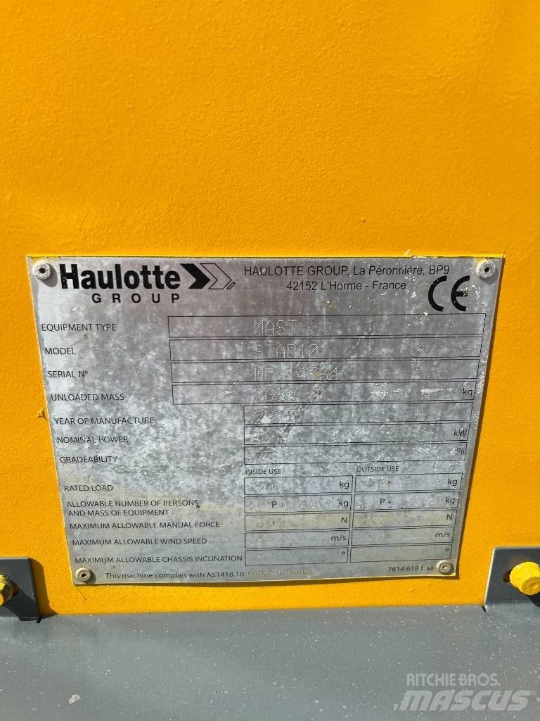 Haulotte Star-10AC Teleskopiniai keltuvai