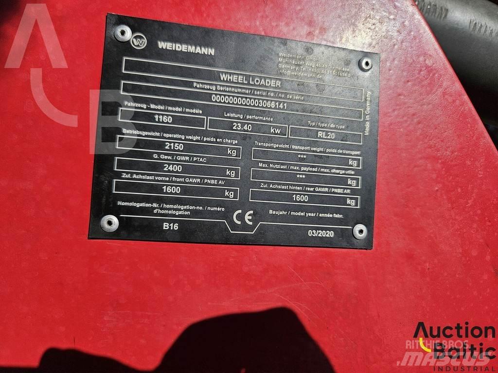 Weidemann 1160 Naudoti ratiniai krautuvai
