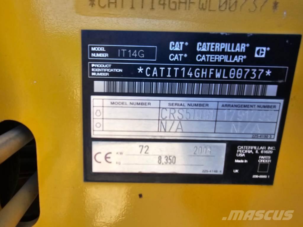 CAT IT 14 G Naudoti ratiniai krautuvai