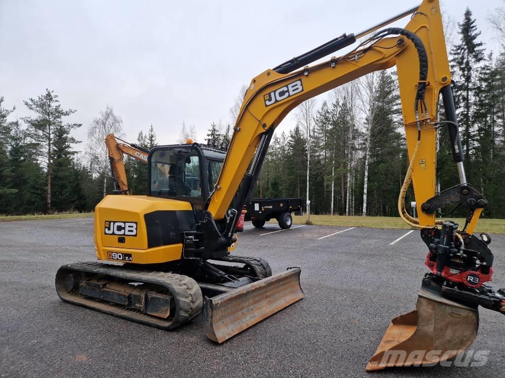 JCB 90 Z-1 Vidutinės galios ekskavatoriai 7-12 t
