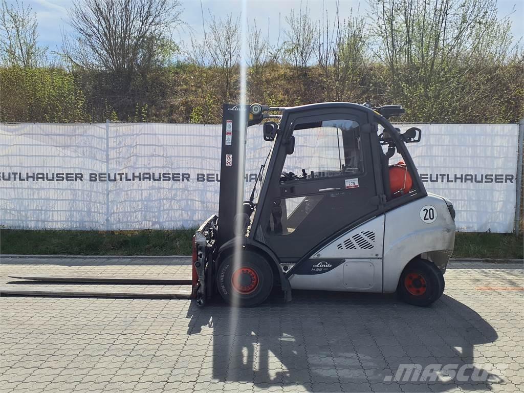 Linde H35T LPG (dujiniai) krautuvai