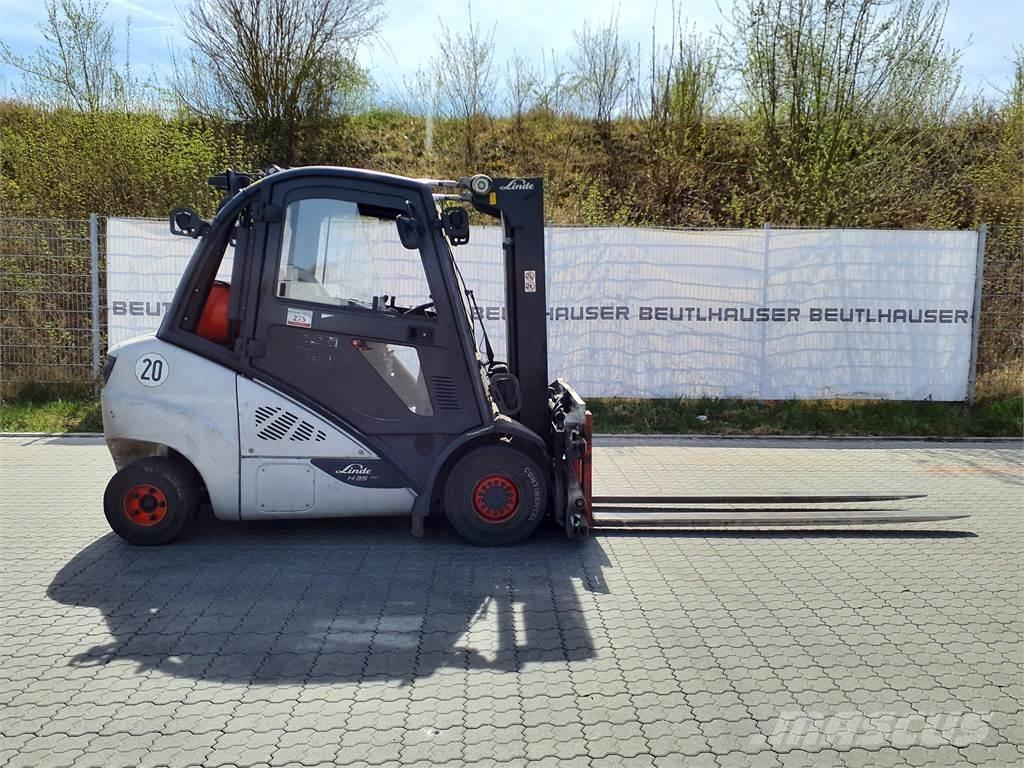 Linde H35T LPG (dujiniai) krautuvai