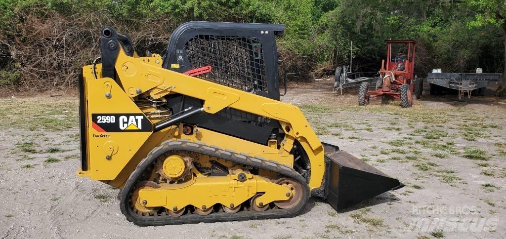CAT 259 D Krautuvai su šoniniu pasukimu