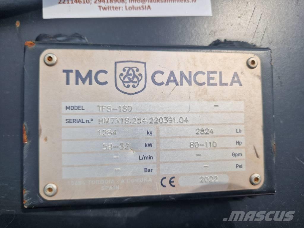 TMC Cancela TFS-180 Varomosios akėčios ir žemės frezos