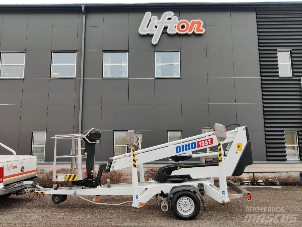 Dino 135 T Skylift Ant priekabų montuojamos kėlimo platformos