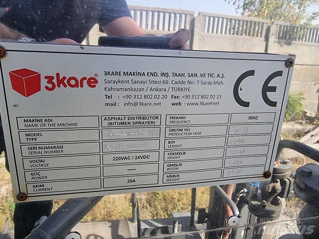  3 Kare ECOSPRAY Kiti kelių tiesimo įrengimai