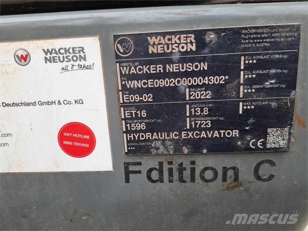 Wacker Neuson ET16 Vikšriniai ekskavatoriai