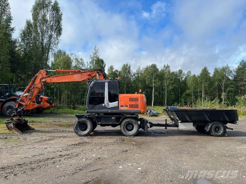 Hitachi ZX140W-3 Ratiniai ekskavatoriai